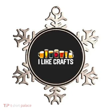 I Like Craft Beer Microbrew Hops Funny Dad M.e.n Ornament