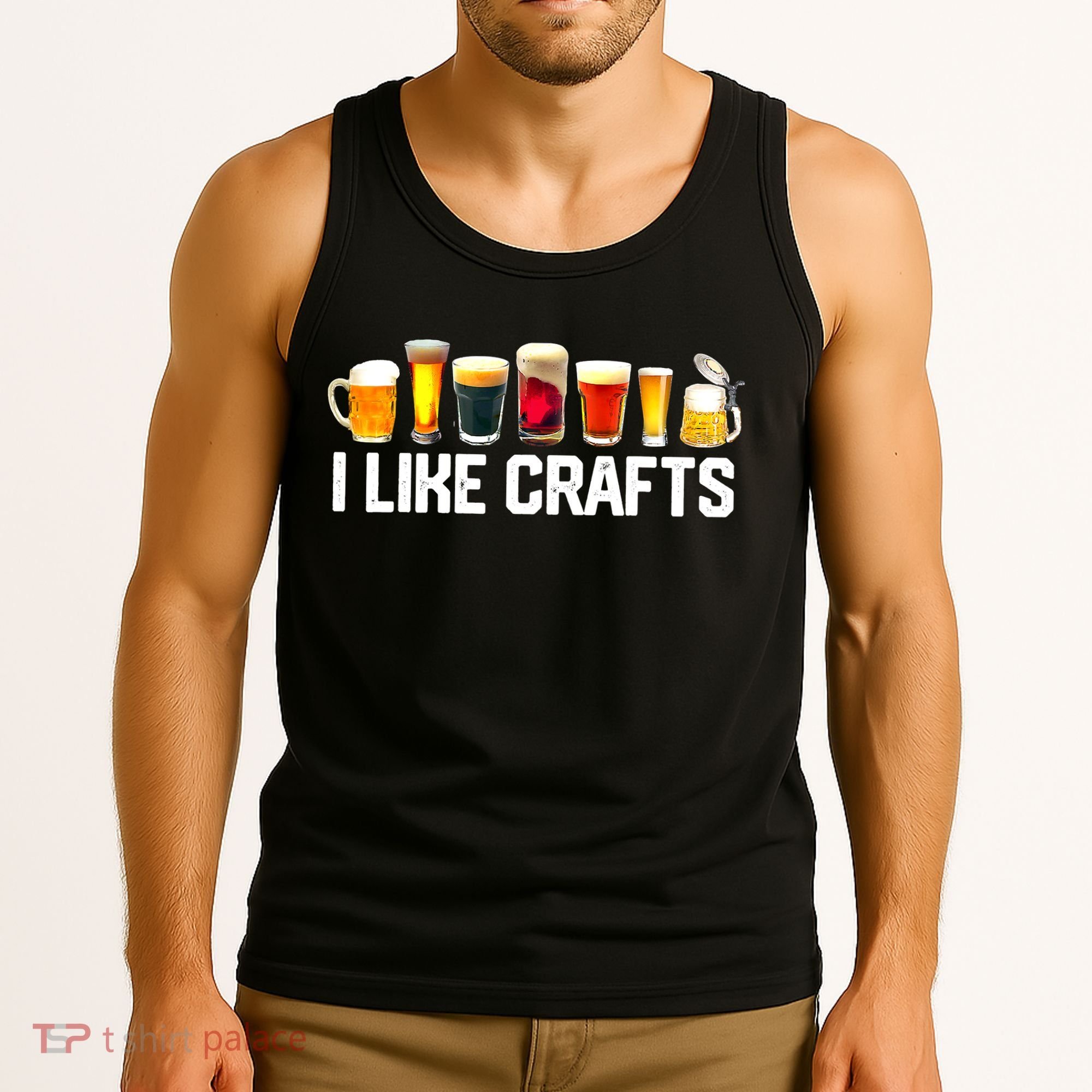 I Like Craft Beer Microbrew Hops Funny Dad M.e.n Tank Top