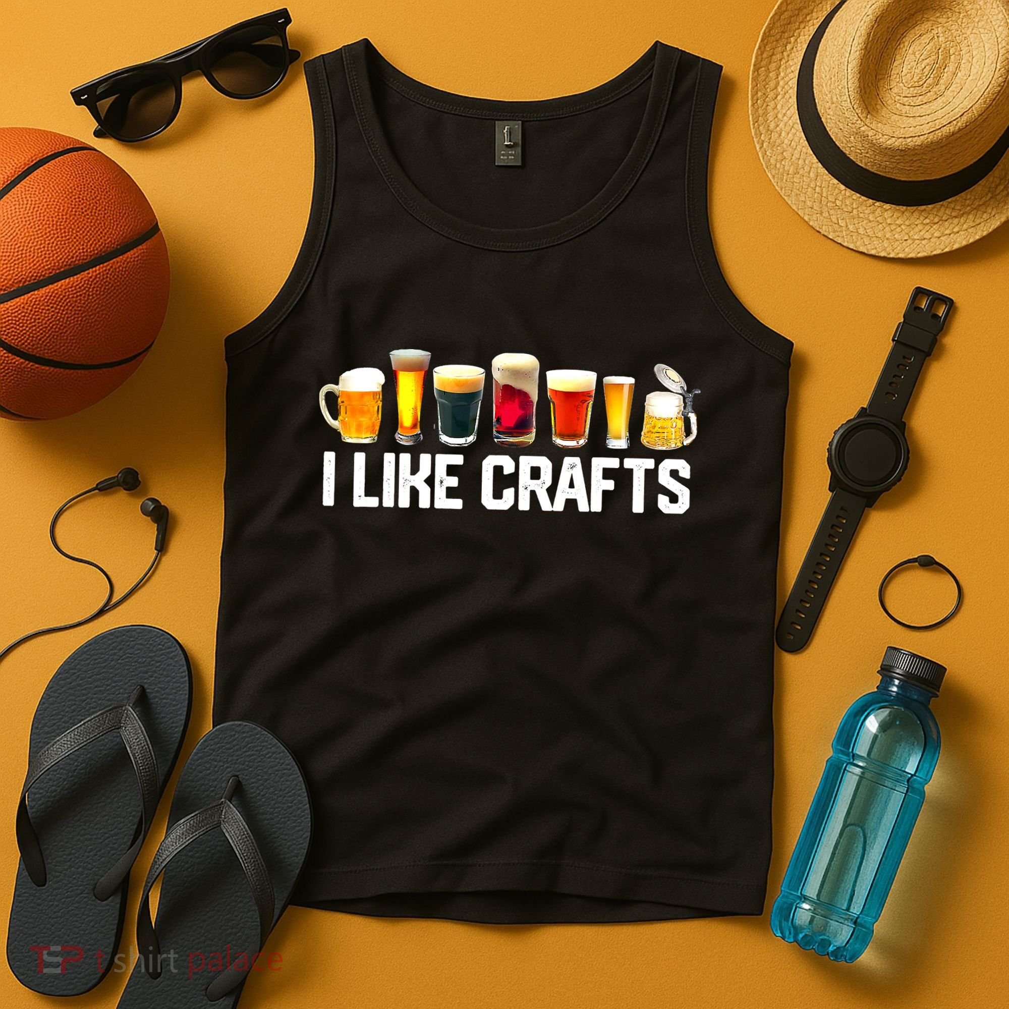 I Like Craft Beer Microbrew Hops Funny Dad M.e.n Tank Top