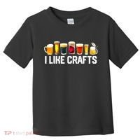 I Like Craft Beer Microbrew Hops Funny Dad M.e.n Toddler T-Shirt thumb 0
