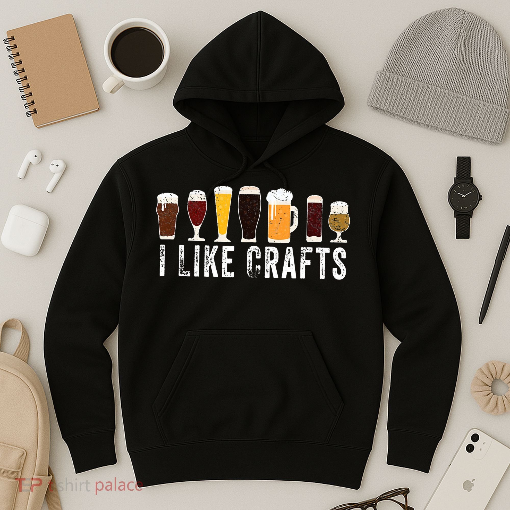 I Like Crafts Beer Brewer Home Brewing Making Drinking Dad Hoodie