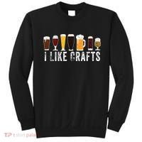 I Like Crafts Beer Brewer Home Brewing Making Drinking Dad Sweatshirt thumb 0