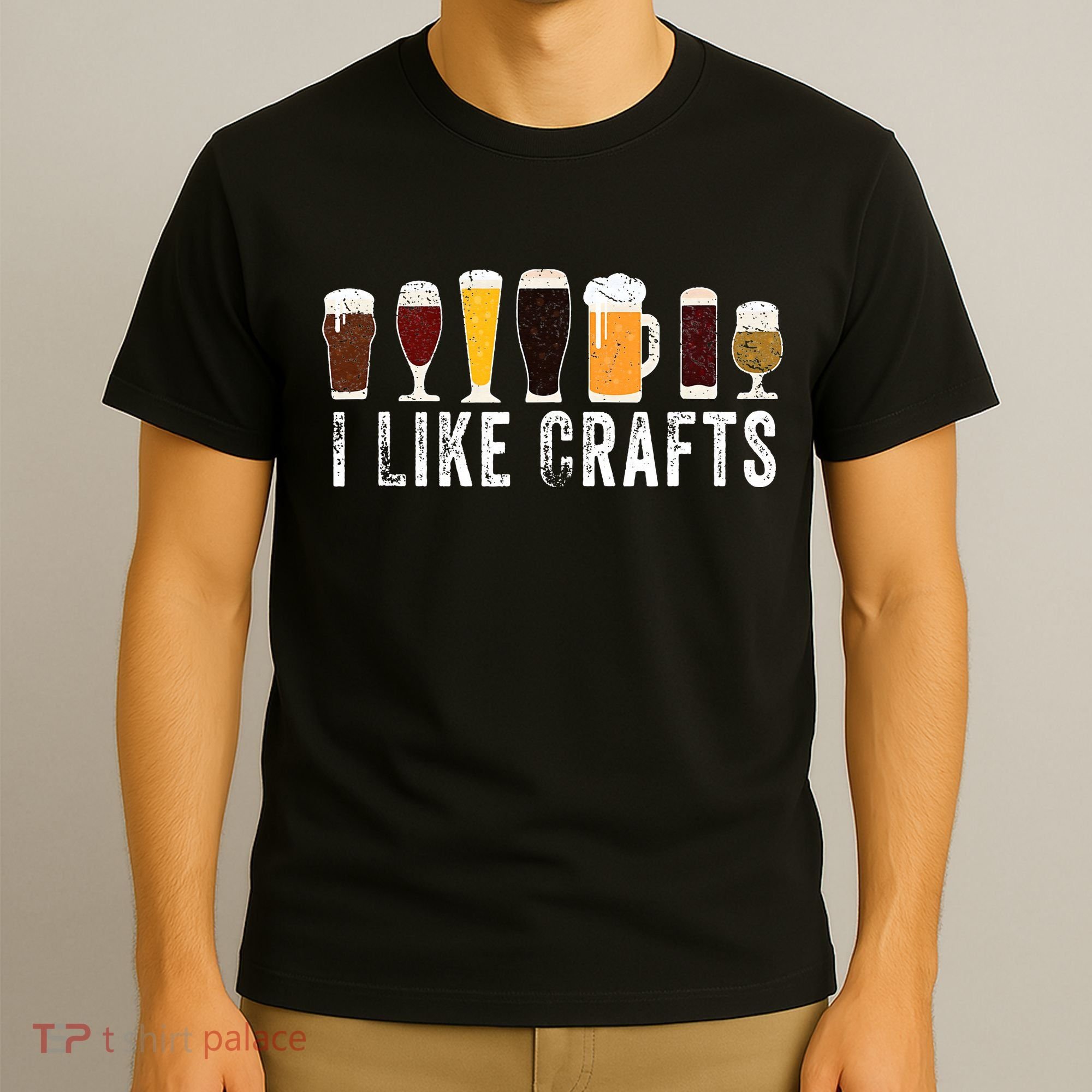 I Like Crafts Beer Brewer Home Brewing Making Drinking Dad T-Shirt