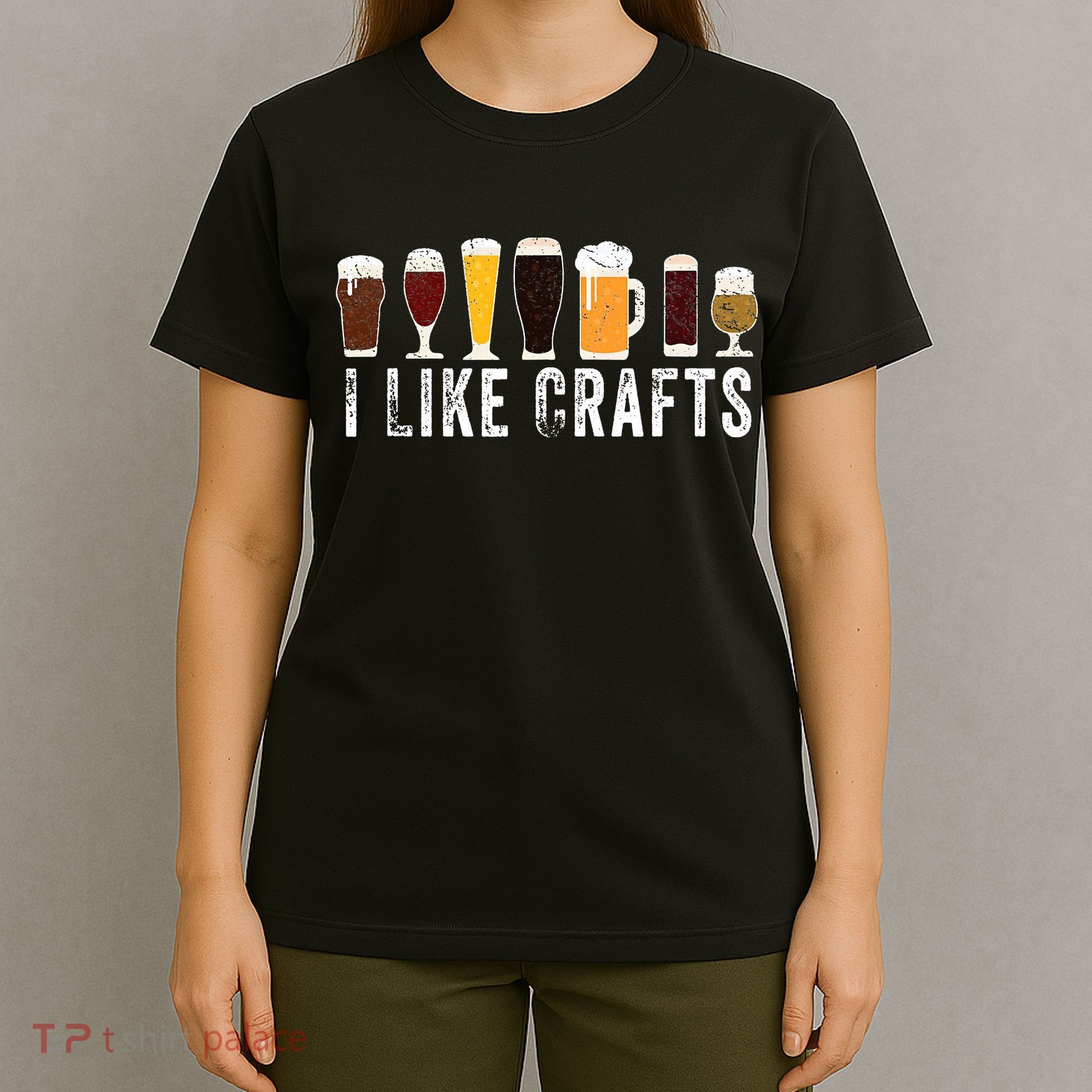 I Like Crafts Beer Brewer Home Brewing Making Drinking Dad T-Shirt