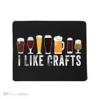 I Like Crafts Beer Brewer Home Brewing Making Drinking Dad Mousepad thumb 0
