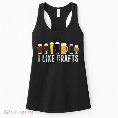 I Like Crafts Beer Brewer Home Brewing Making Drinking Dad Women's Tank Top