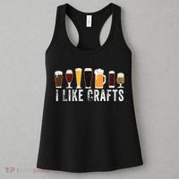 I Like Crafts Beer Brewer Home Brewing Making Drinking Dad Women's Tank Top thumb 3
