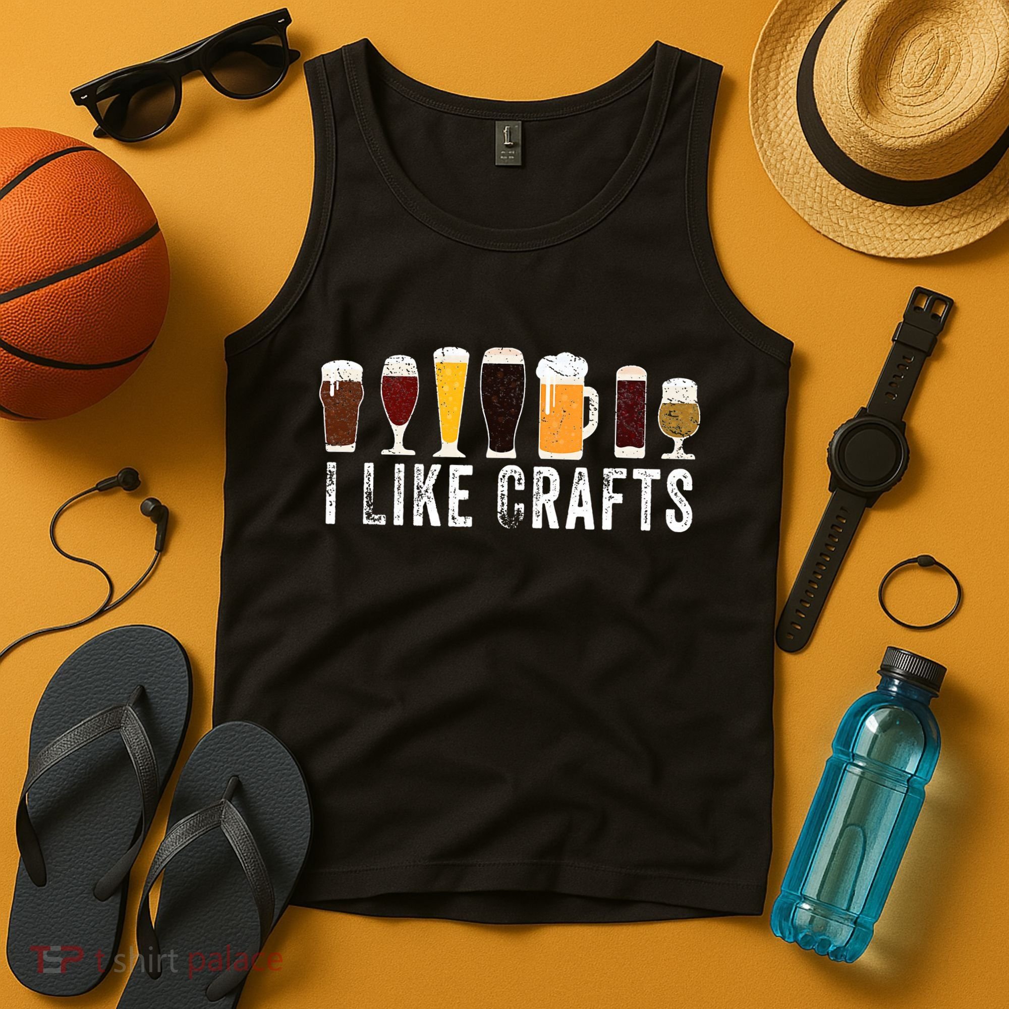 I Like Crafts Beer Brewer Home Brewing Making Drinking Dad Tank Top