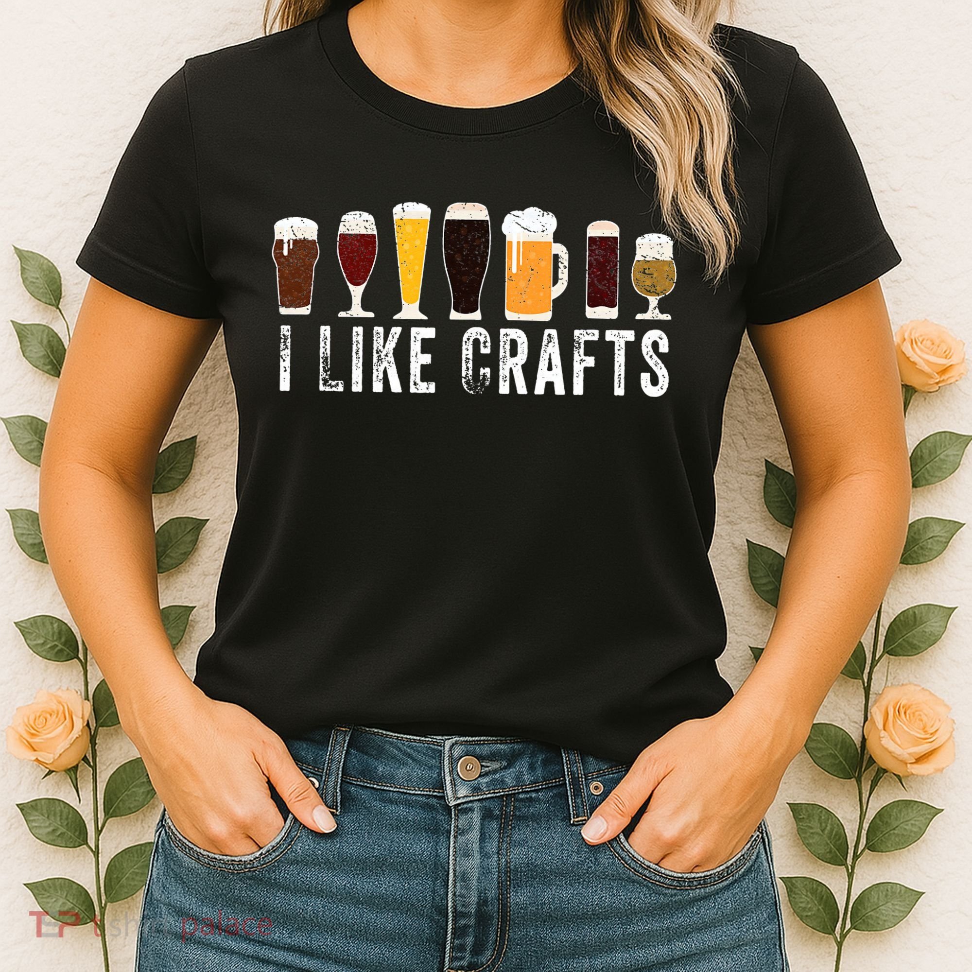I Like Crafts Beer Brewer Home Brewing Making Drinking Dad Women's T-Shirt