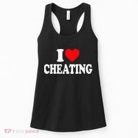 I Love Cheating I Heart Cheating Women's Tank Top thumb 0