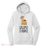 I Like Camels And Maybe Like 3 People Funny Camel Women's Hoodie thumb 0
