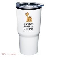 I Like Camels And Maybe Like 3 People Funny Camel Tumbler thumb 0
