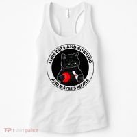 I Like Cats And Bowling And Maybe 3 People Funny Cat Lovers Women's Tank Top thumb 0