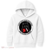 I Like Cats And Bowling And Maybe 3 People Funny Cat Lovers Kids Hoodie thumb 0