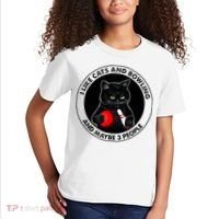 I Like Cats And Bowling And Maybe 3 People Funny Cat Lovers Kids T-Shirt thumb 2