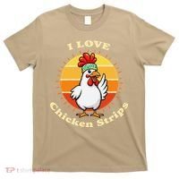 I Love Chicken Strips Funny Chicken Fast Food Lover T-Shirt thumb 0