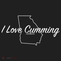 I Love Cumming Ga Gift Beanie thumb 2