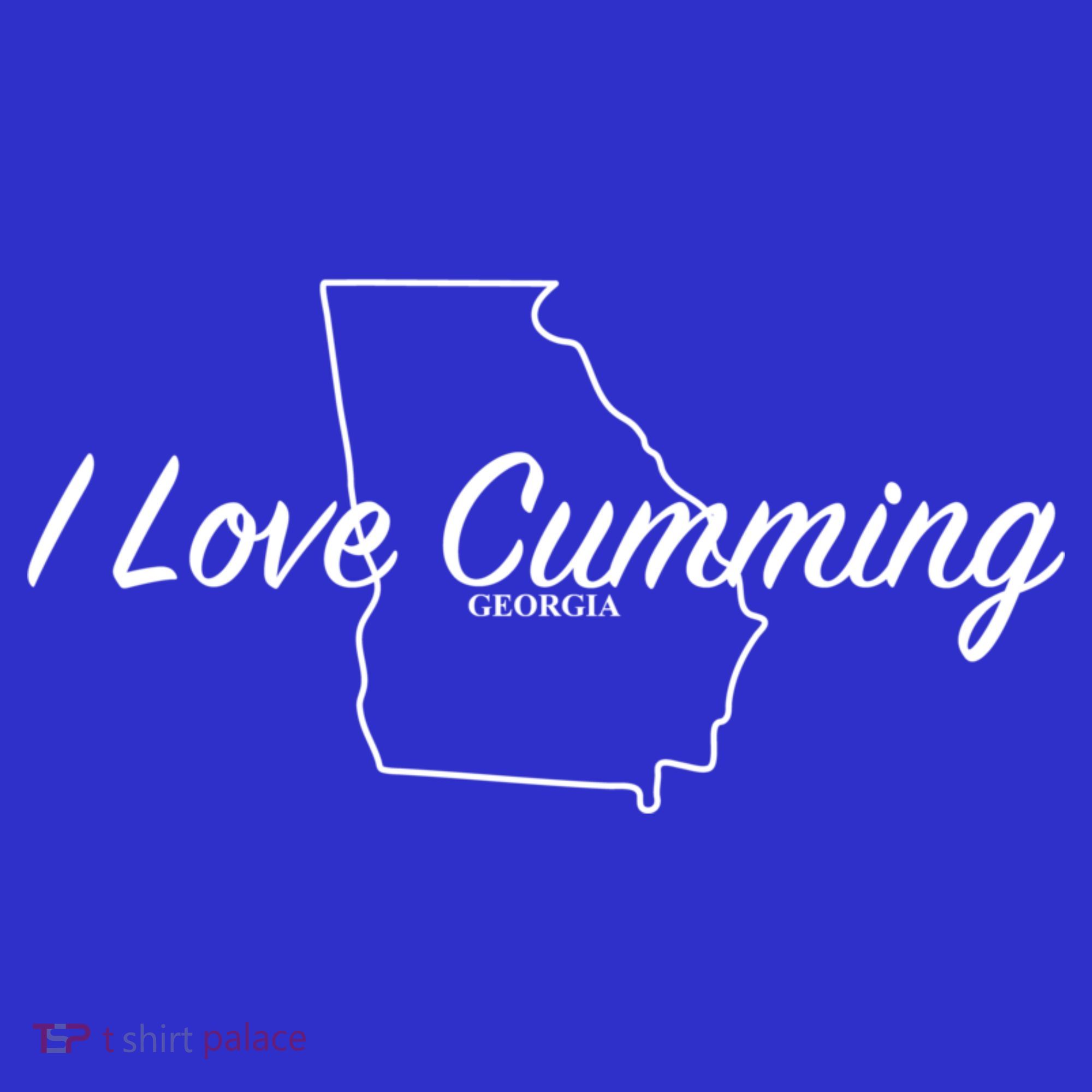 I Love Cumming Ga Gift Apron