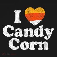 I Love Candy Corn Funny Halloween Retro 80s 70s Costume Pajama Set thumb 2
