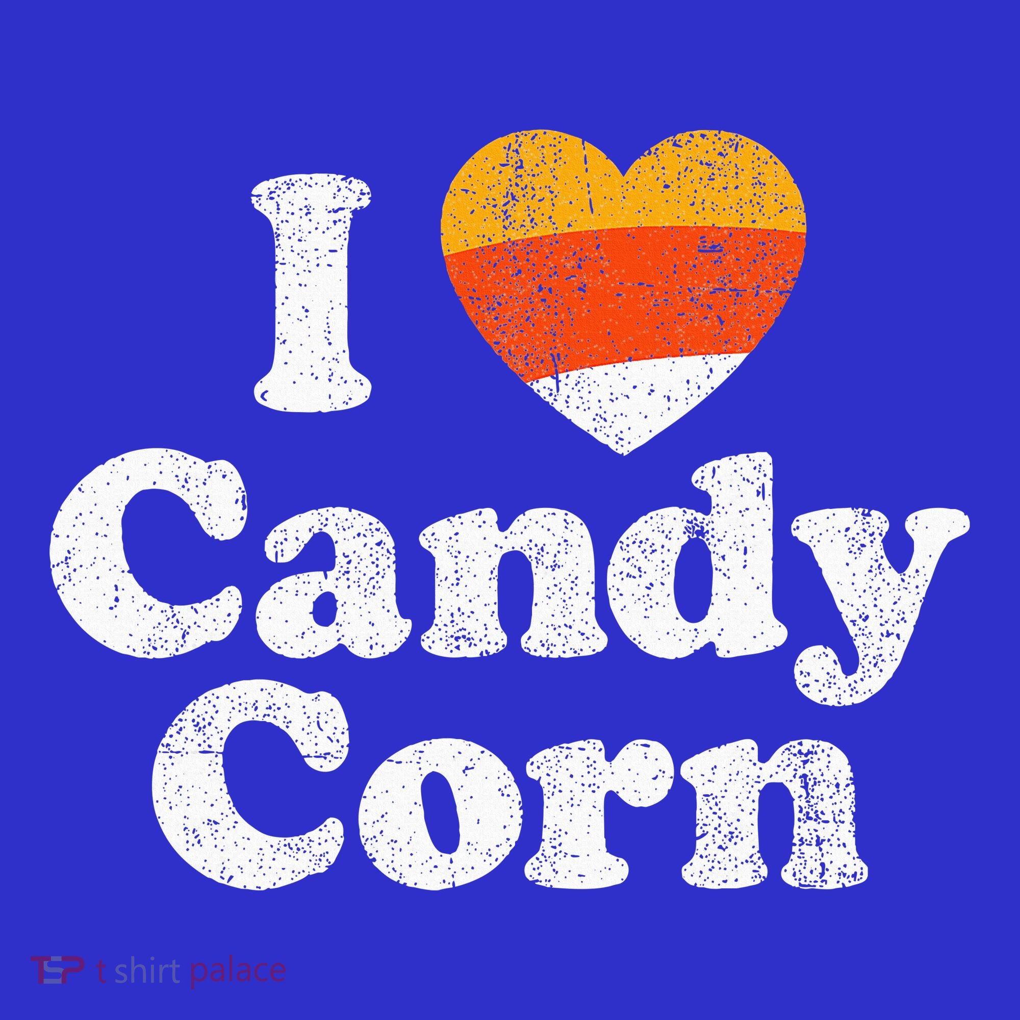 I Love Candy Corn Funny Halloween Retro 80s 70s Costume T-Shirt