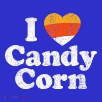 I Love Candy Corn Funny Halloween Retro 80s 70s Costume Visor thumb 3