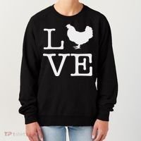 I Love Chickens Funny Chicken Lover Gift Women's Sweatshirt thumb 0