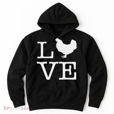 I Love Chickens Funny Chicken Lover Gift Hoodie