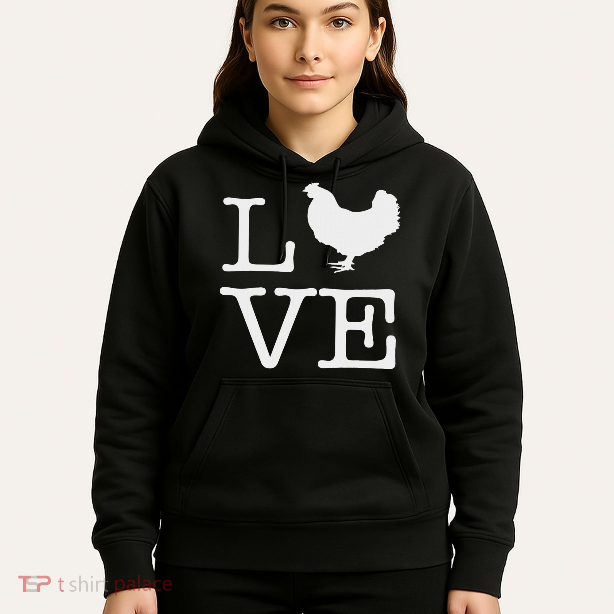 I Love Chickens Funny Chicken Lover Gift Hoodie
