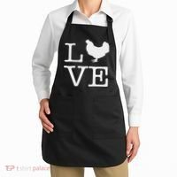 I Love Chickens Funny Chicken Lover Gift Apron thumb 2