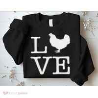 I Love Chickens Funny Chicken Lover Gift Sweatshirt thumb 2