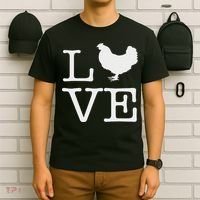 I Love Chickens Funny Chicken Lover Gift T-Shirt thumb 6