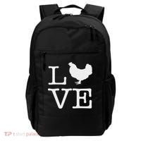 I Love Chickens Funny Chicken Lover Gift Backpack thumb 0