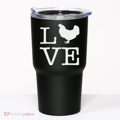 I Love Chickens Funny Chicken Lover Gift Tumbler