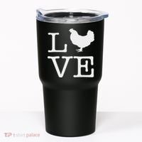 I Love Chickens Funny Chicken Lover Gift Tumbler thumb 0
