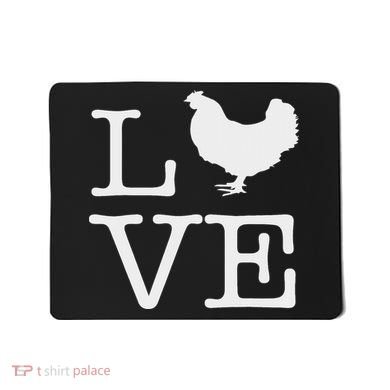 I Love Chickens Funny Chicken Lover Gift Mousepad