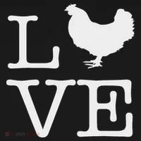 I Love Chickens Funny Chicken Lover Gift Ornament thumb 1