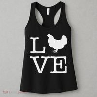 I Love Chickens Funny Chicken Lover Gift Women's Tank Top thumb 3
