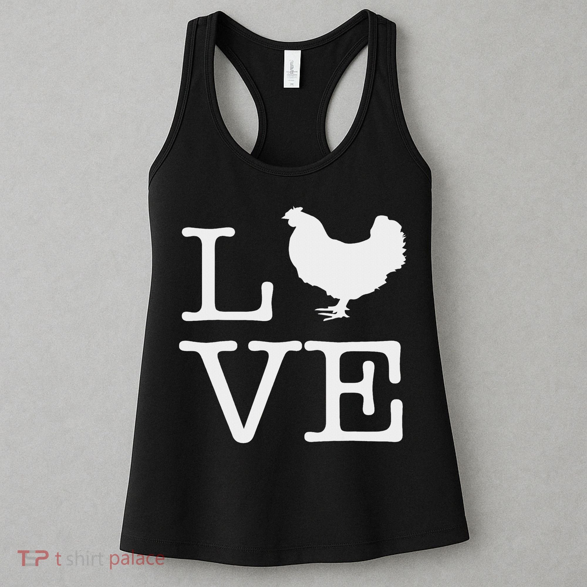 I Love Chickens Funny Chicken Lover Gift Women's Tank Top