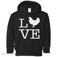 I Love Chickens Funny Chicken Lover Gift Toddler Hoodie thumb 0