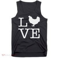 I Love Chickens Funny Chicken Lover Gift Tank Top thumb 0