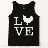 I Love Chickens Funny Chicken Lover Gift Tank Top thumb 2