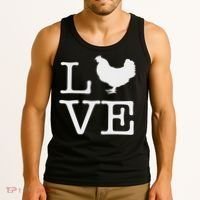 I Love Chickens Funny Chicken Lover Gift Tank Top thumb 3
