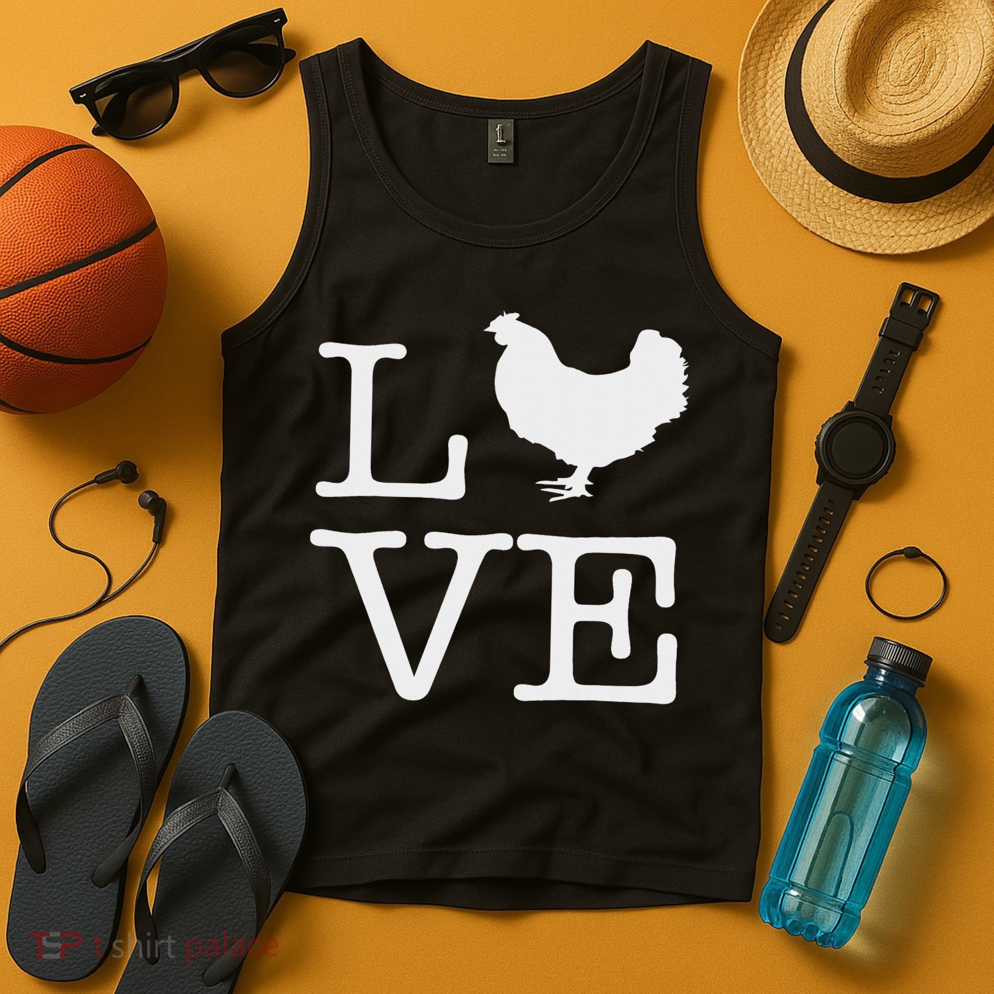 I Love Chickens Funny Chicken Lover Gift Tank Top