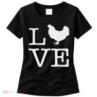 I Love Chickens Funny Chicken Lover Gift Women's T-Shirt thumb 0