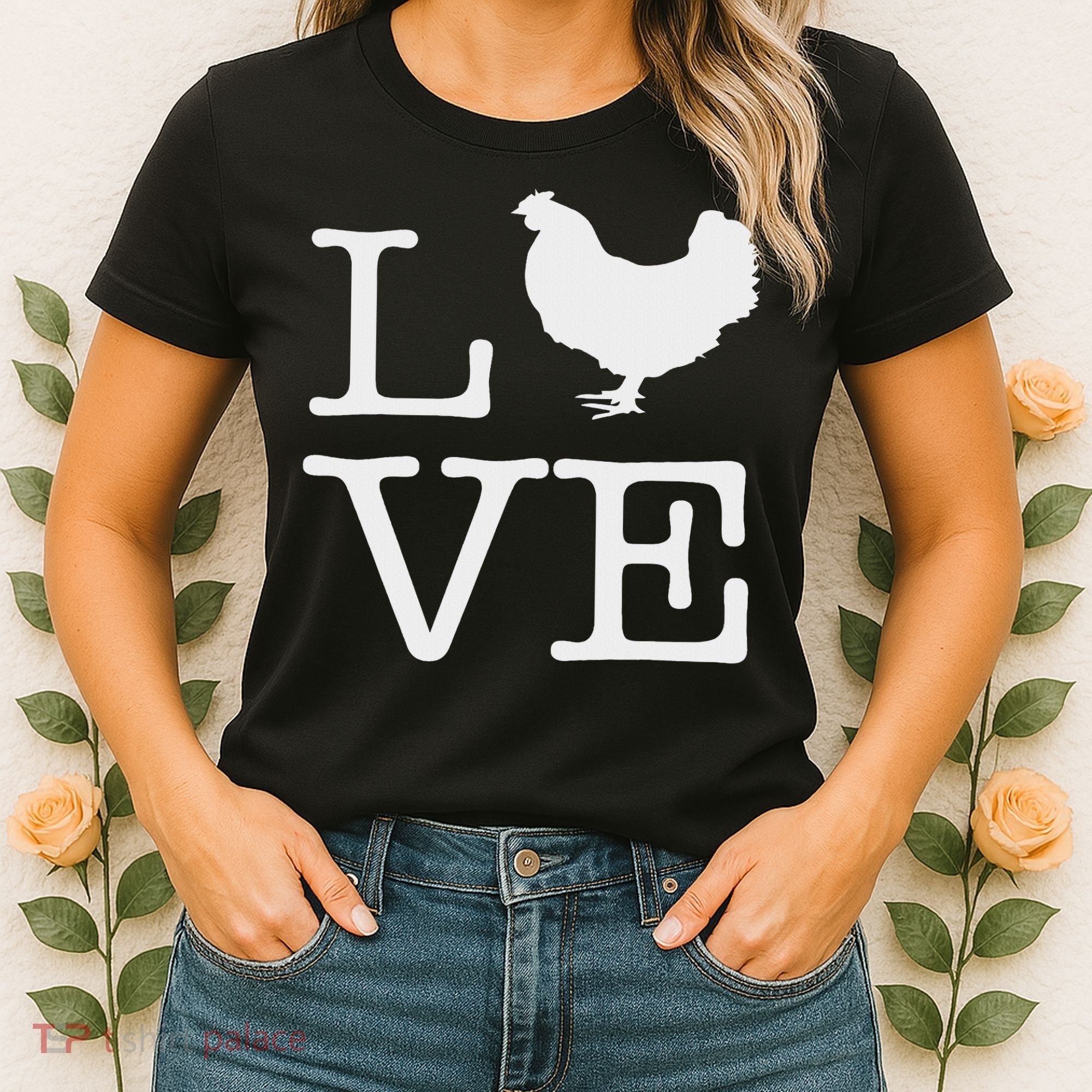 I Love Chickens Funny Chicken Lover Gift Women's T-Shirt