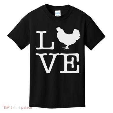 I Love Chickens Funny Chicken Lover Gift Kids T-Shirt
