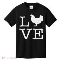 I Love Chickens Funny Chicken Lover Gift Kids T-Shirt thumb 0