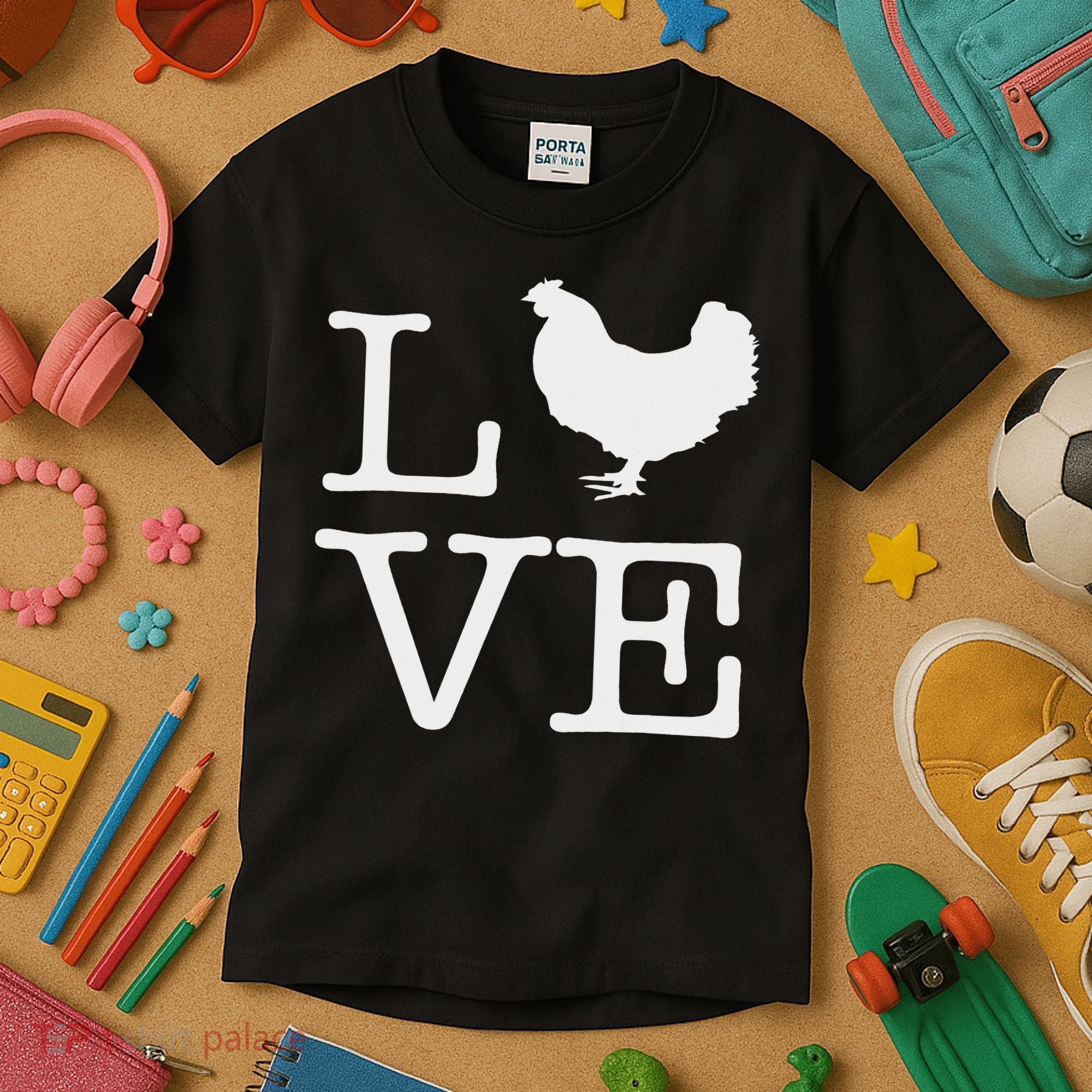I Love Chickens Funny Chicken Lover Gift Kids T-Shirt