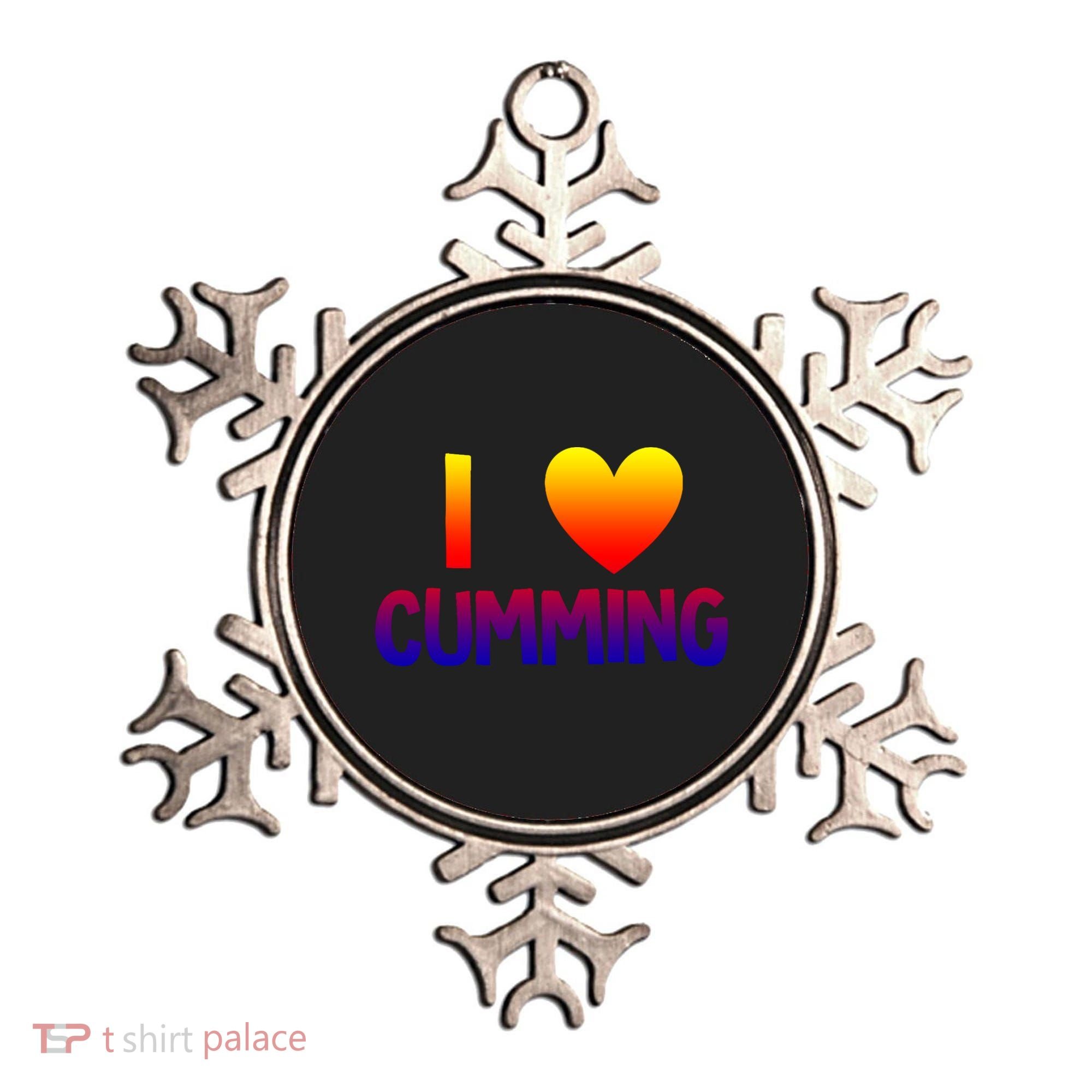 I Love Cumming Georgia Forsyth County Lover State Home Ga Gift Ornament