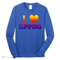 I Love Cumming Georgia Forsyth County Lover State Home Ga Gift Long Sleeve Shirt thumb 0